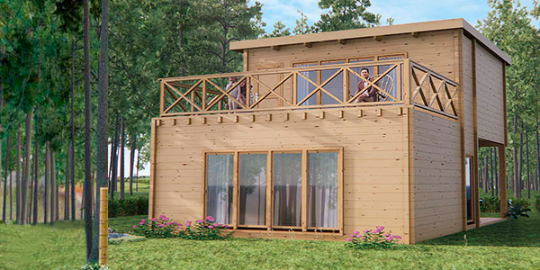 casas de diseño construcción de casas de madera Gerona