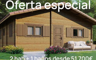 Casa de madera en oferta TINTO