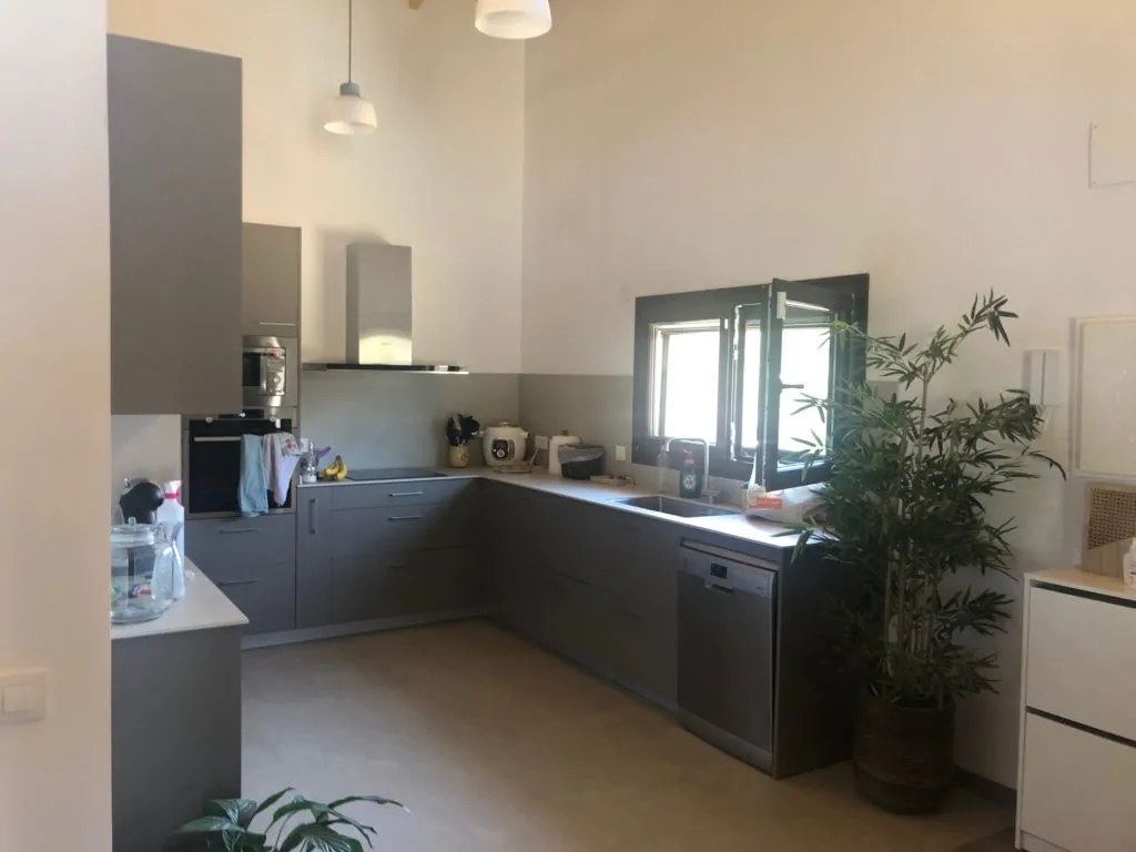 Cocina casa de entramado ligero