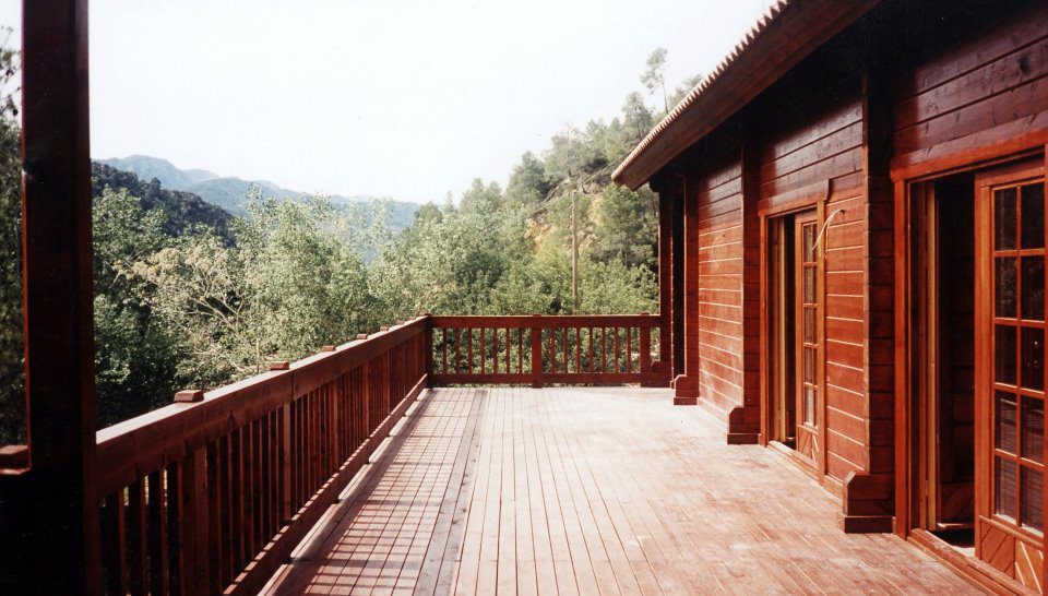 casa de madera Miravet Tarragona sistema nordico (1)