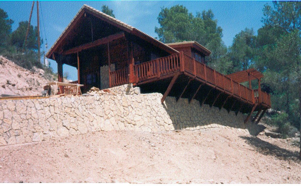 casa de madera Miravet Tarragona sistema nordico (1