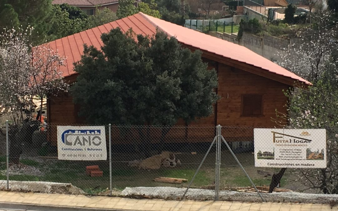 Casa de madera en Castellvell Tarragona – sis nórdico con cámara