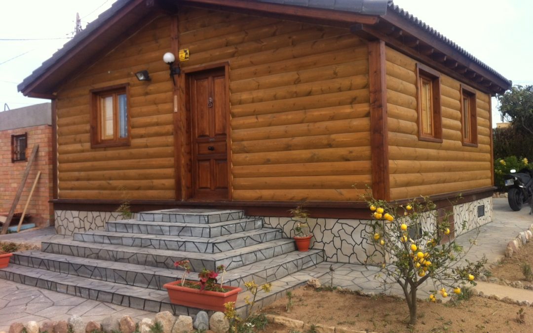 Casa de madera en Reus Tarragona sistema nórdico modelo Martin 69