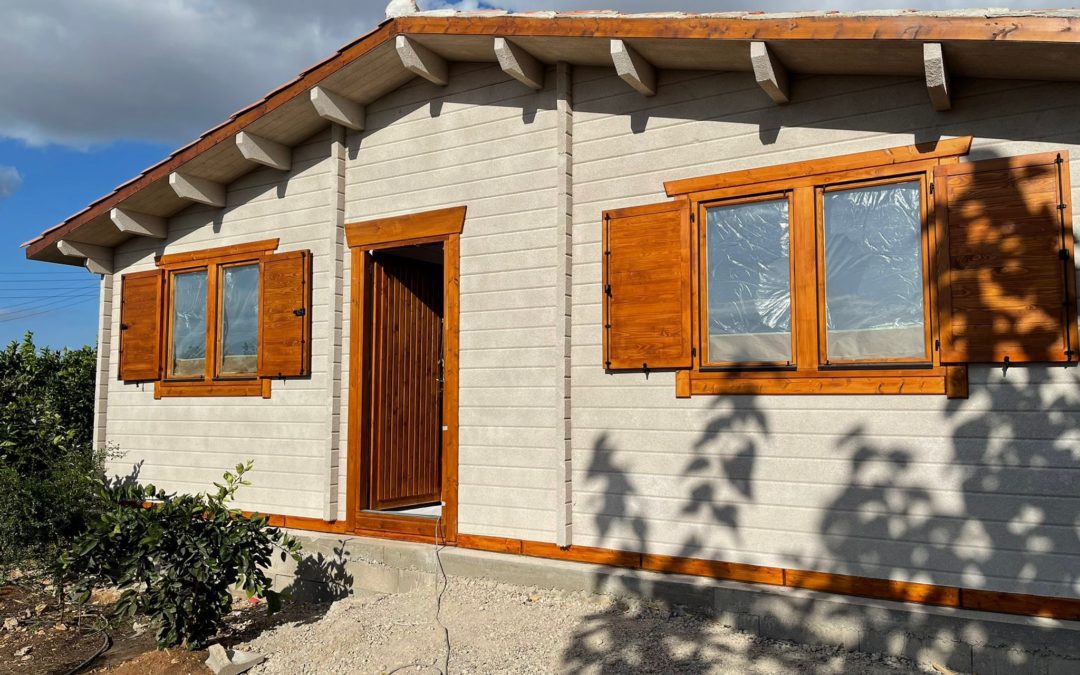 Casa de madera en Alcanar Tarragona – sistema nórdico laminado