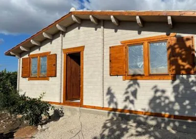 Casa de madera en Alcanar Tarragona – sistema nórdico laminado