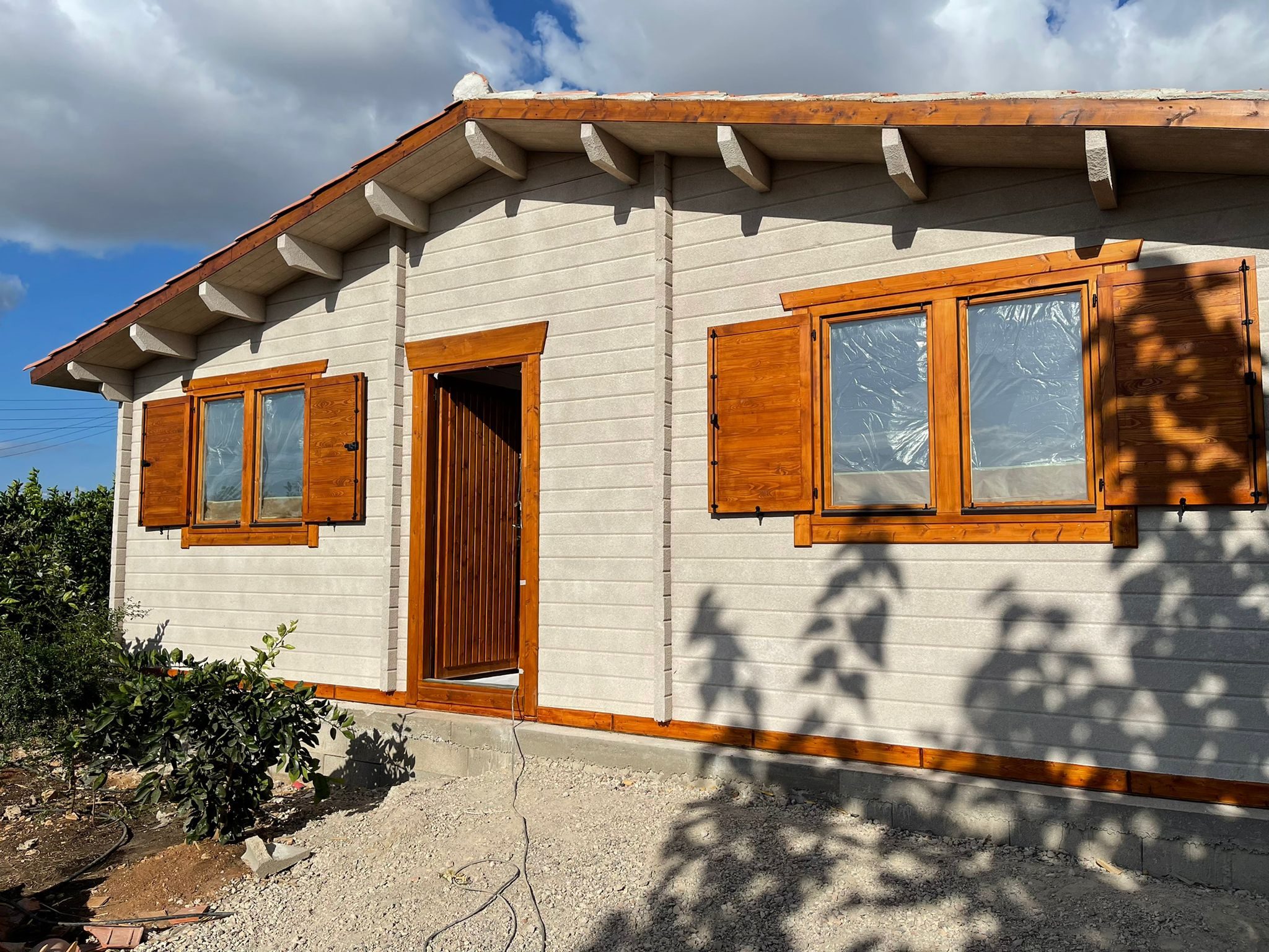 Casa de madera de sistema n&oacute;rdico laminado en Alcanar, Tarragona