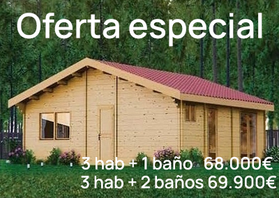Casa de madera en oferta  MILK