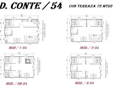 Modelos 54 sin terraza