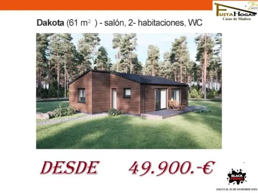 OFERTA Casa de madera SIP –  Modelo DAKOTA