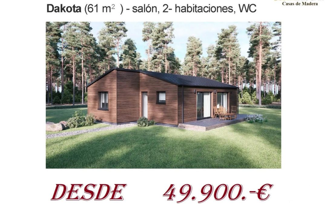 OFERTA Casa de madera SIP –  Modelo DAKOTA