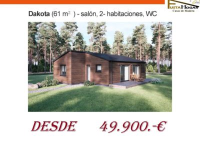 OFERTA Casa de madera SIP –  Modelo DAKOTA