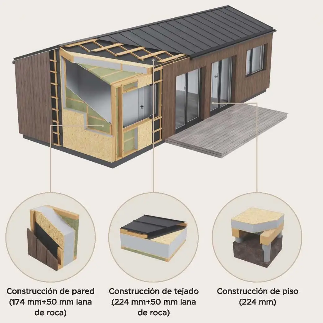 casa de madera modelo oro casa de madera modelo oro