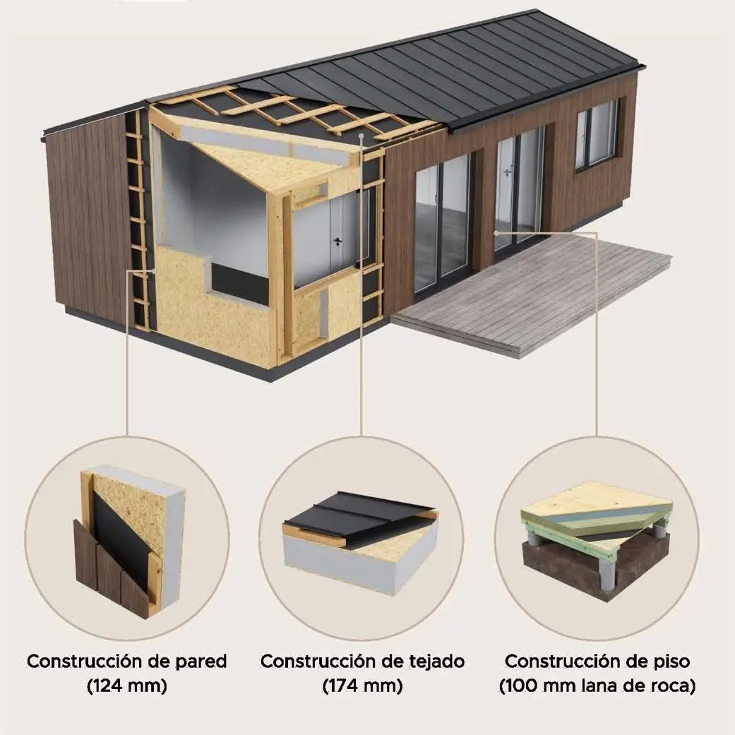 casa de madera modelo plata casa de madera modelo plata