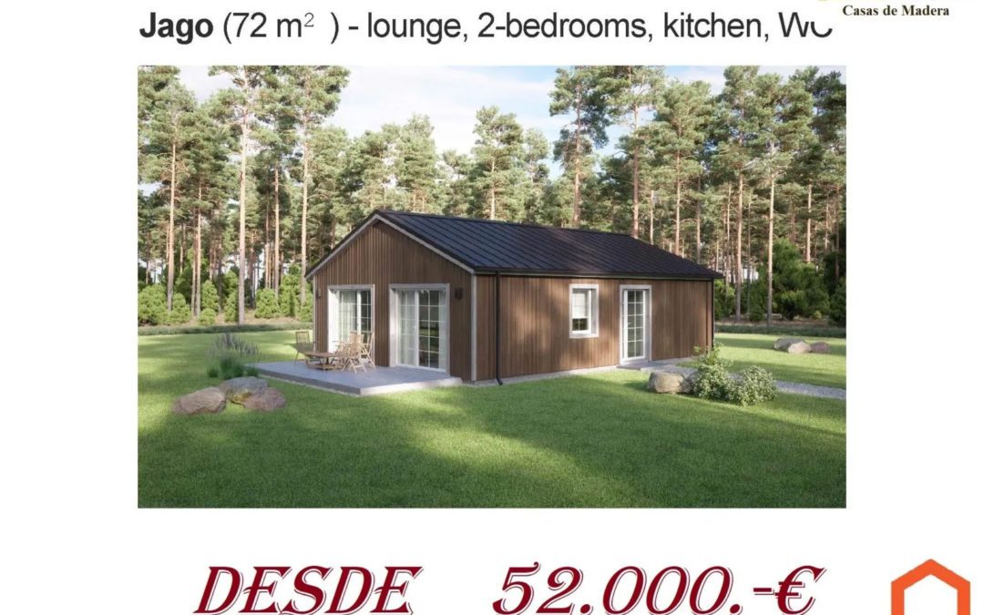 OFERTA Casa de madera SIP –  Modelo Jago