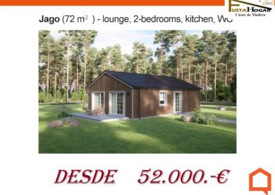 OFERTA Casa de madera SIP –  Modelo Jago