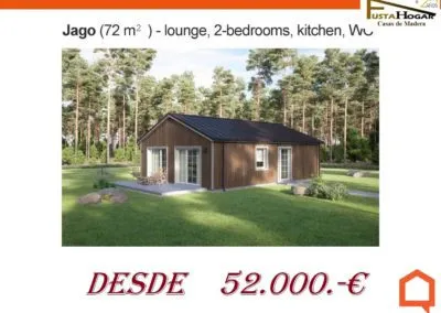 OFERTA Casa de madera SIP &ndash;  Modelo Jago