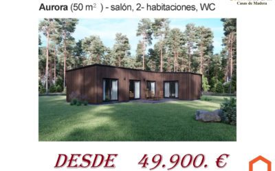 OFERTA Casa de madera SIP –  Modelo AURORA