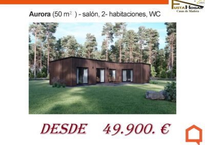 OFERTA Casa de madera SIP –  Modelo AURORA
