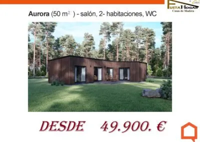 OFERTA Casa de madera SIP &ndash;  Modelo AURORA