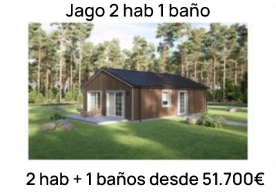 OFERTA Casa de madera SIP &ndash;  Modelo Jago