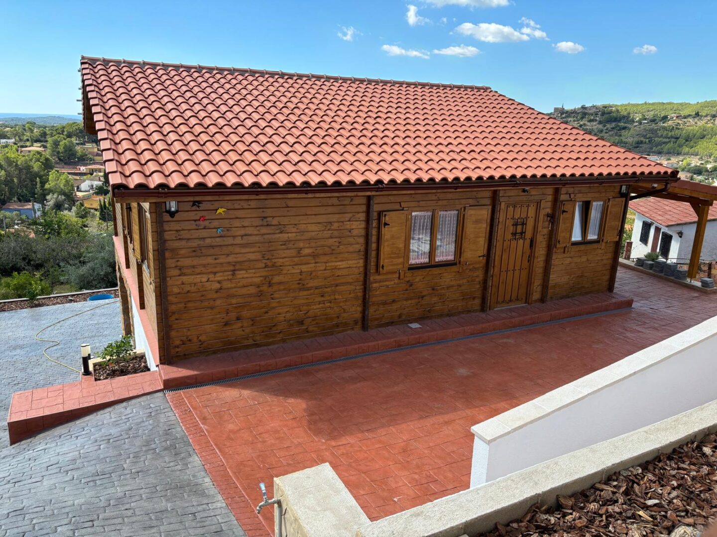 Casa de madera Vespella vista exterior