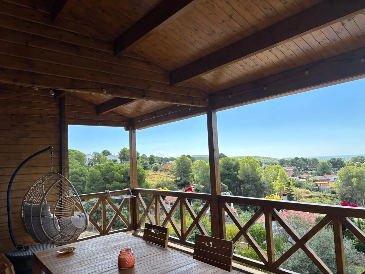 vistas casa madera en Tarragona Vespella fabricada por Fustahogar (1)