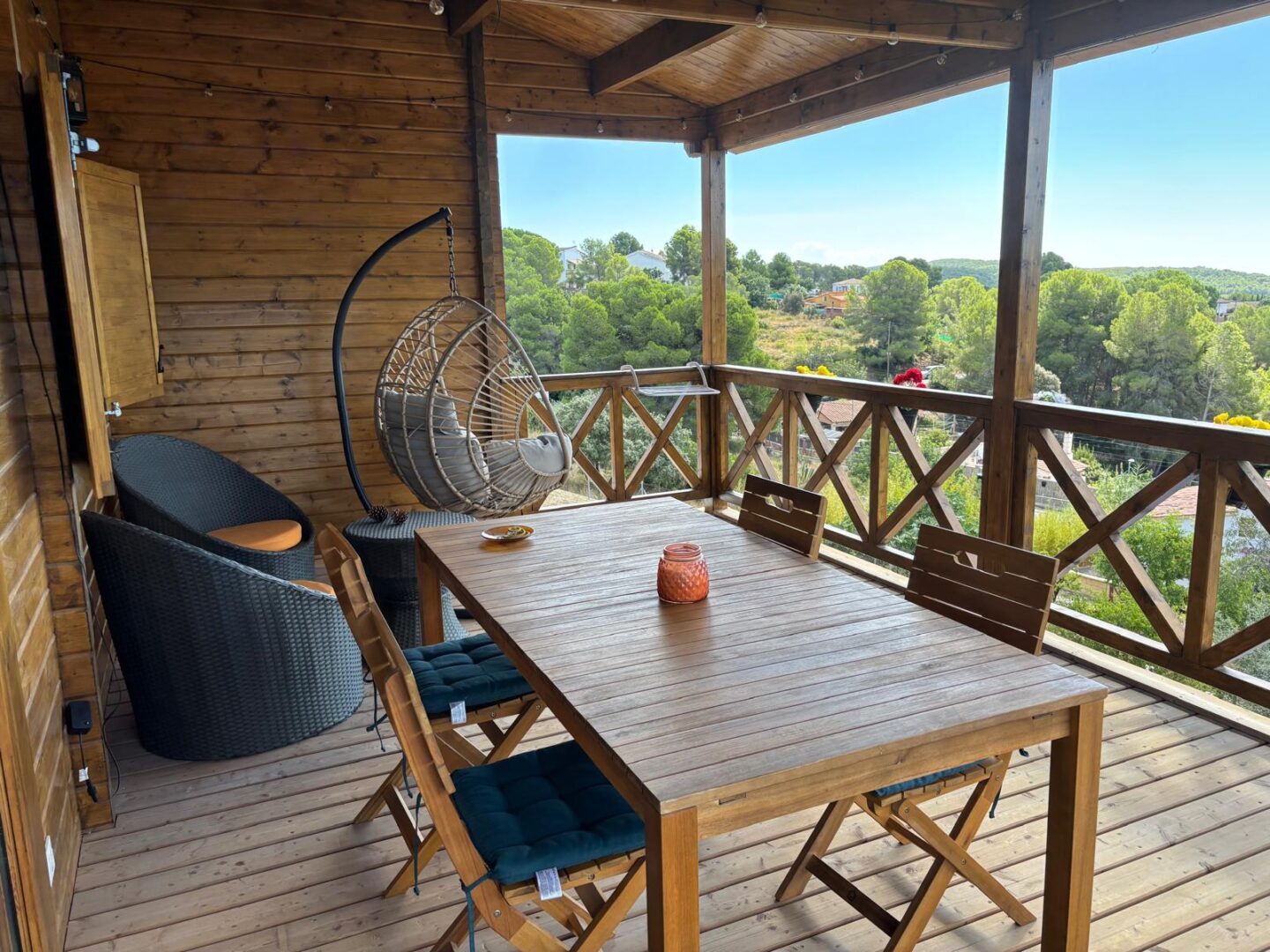 vistas casa madera en Tarragona Vespella fabricada por Fustahogar (2)